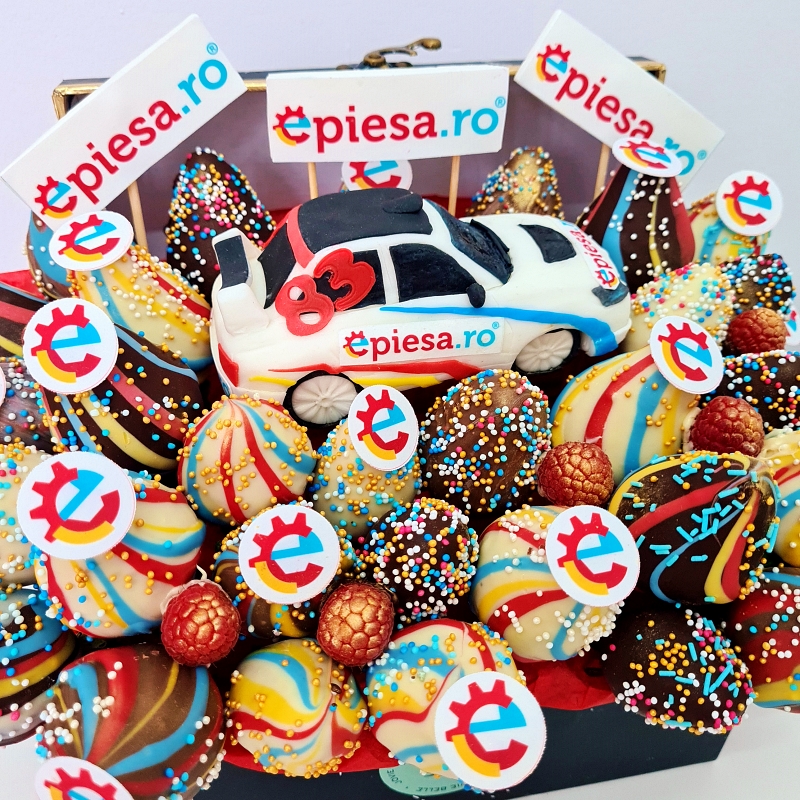 Cufăr Căpșuni în ciocolată E-piesa