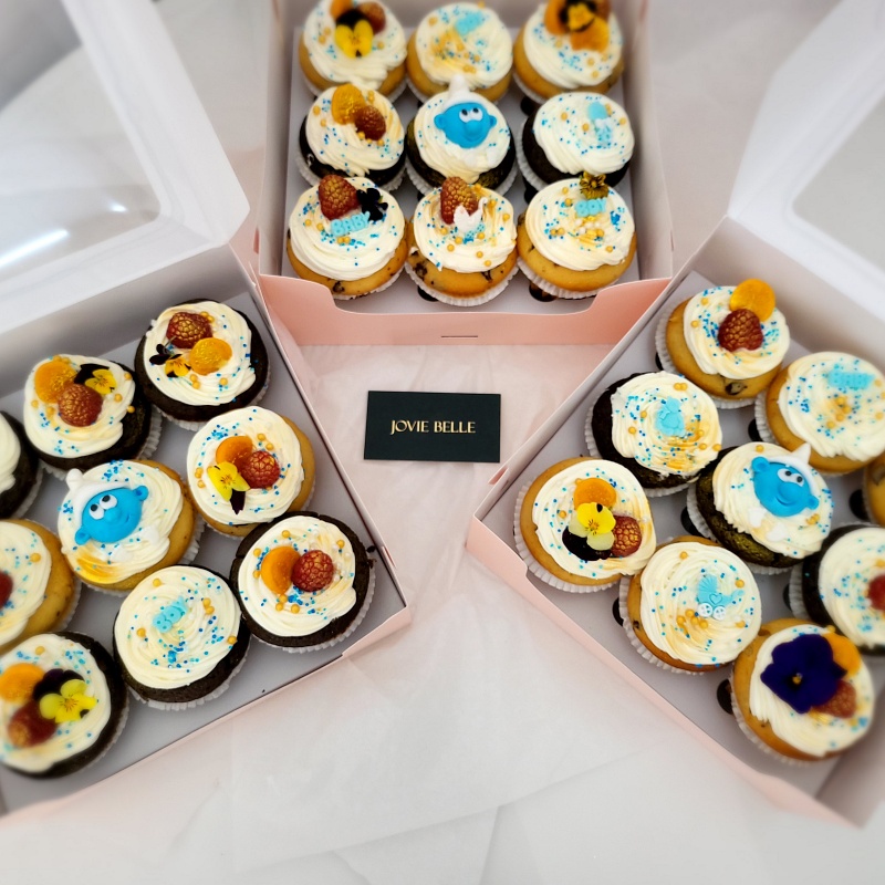Cutie 9 Cupcakes Ștrumfi