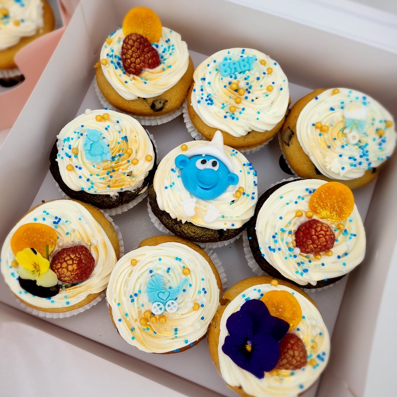 Cutie 9 Cupcakes Ștrumfi