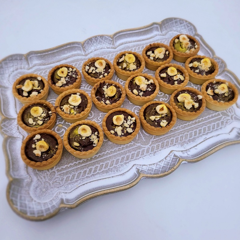 Cutie Tarte cu ciocolata Hazelnuts