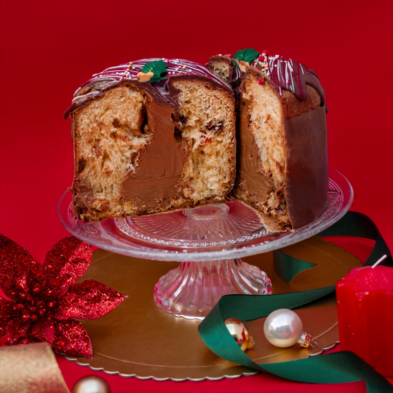 Pachet cadou Craciun Panettone Chocolate Caramel