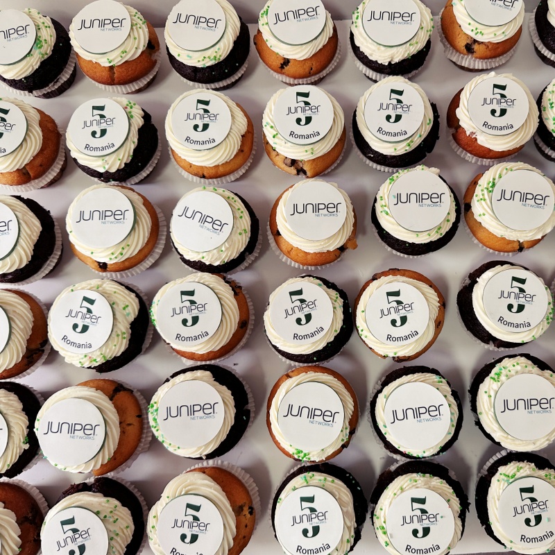 Briose personalizate cu logo comestibil - imagine 4