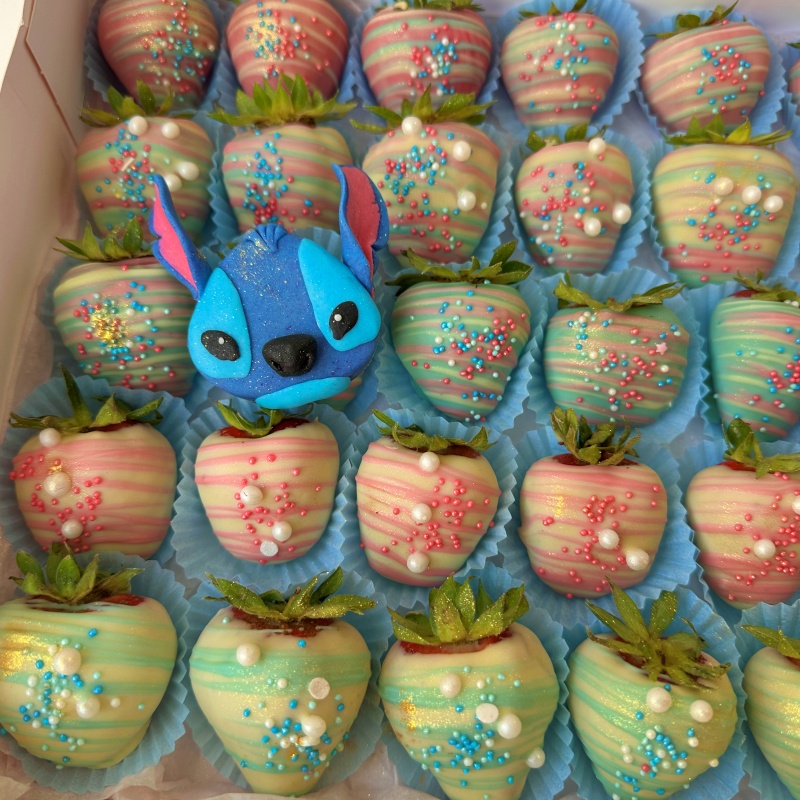 Capsuni in ciococolata Stich si Lilo - imagine 2
