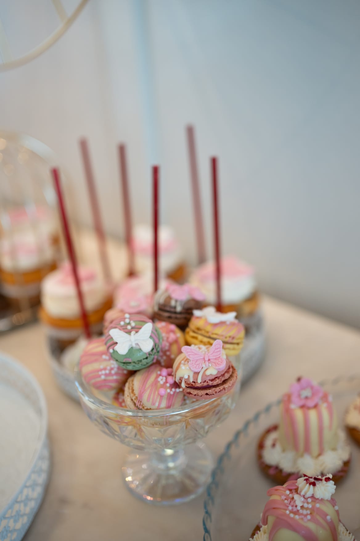 Candy Bar Premium de Botez Blush & Silver Grace - imagine 2